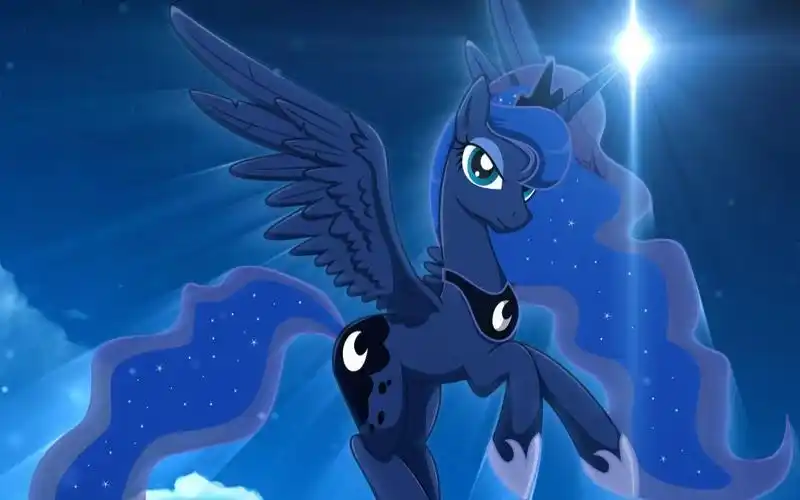 小马宝莉铅笔手绘月亮公主铅笔绘画大帅