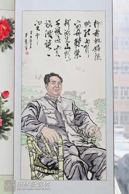 研墨绘丹青,献礼建党100周年!