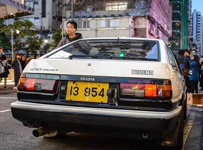 贴纸ae86车尾brz改装拓海汽车头文字豆腐车贴汽车装饰贴