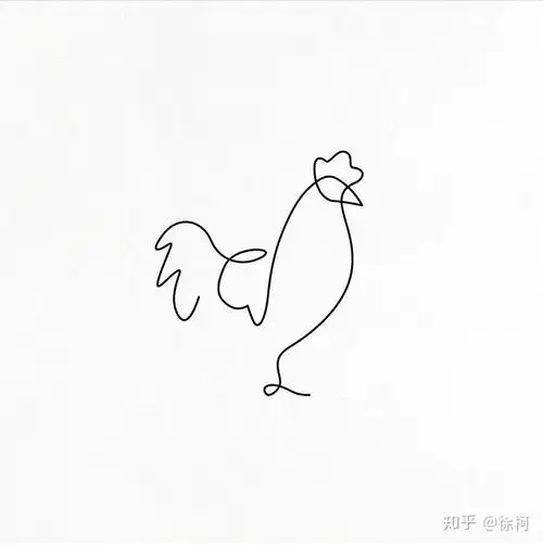 每张画都只由一根线画成,看似简单的作品却引得27万人追捧!