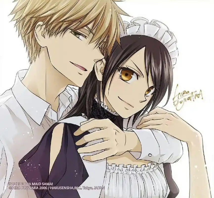 #经典动漫# 会长是女仆大人 漫画作者藤原飞吕 新绘插图