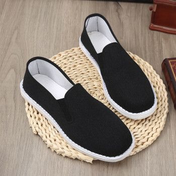 凯丽足力健布鞋男手工千层底布底鞋休闲爸爸鞋吸汗透气防臭工作男布鞋