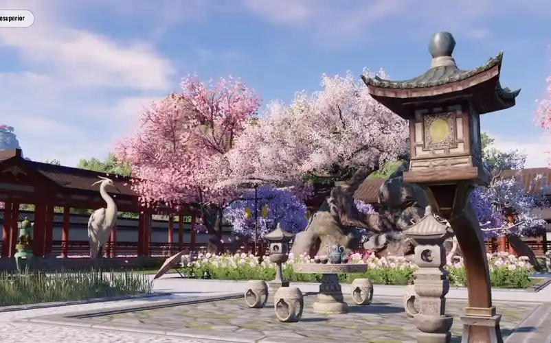 山河令〕四季山庄二期竣工·四季花常在,九州事尽知_哔哩哔哩 b゜