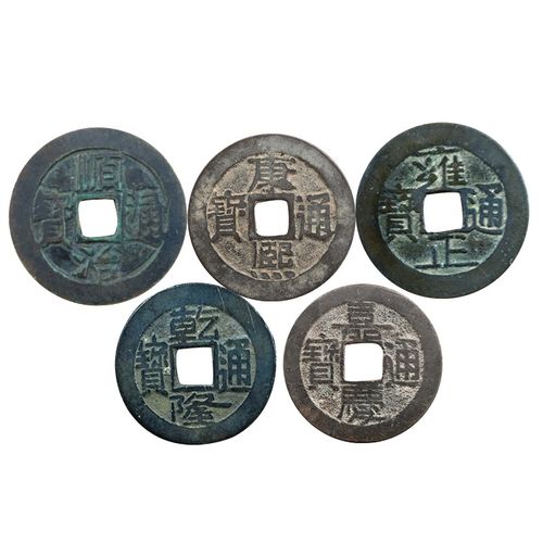 古代钱币老铜钱古币仿品黄铜顺治康熙雍正乾隆嘉庆加厚皮钱