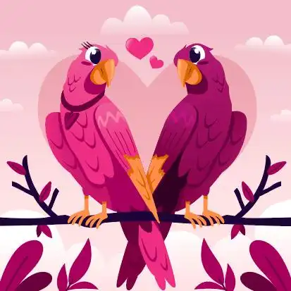 02-09可爱卡通爱心小鸟矢量素材时间:02-09唯美粉色爱心小鸟情人节