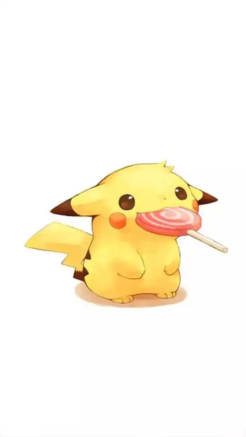 呆萌可爱皮卡丘手机壁纸-卡通-手机壁纸下载-美桌网