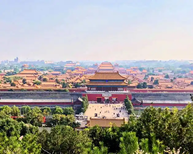 俯瞰故宫全景