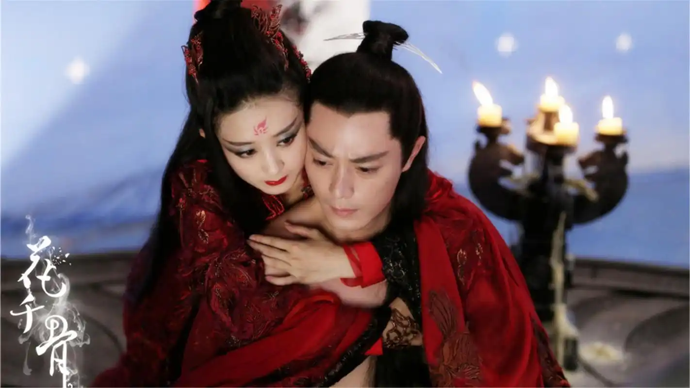 花千骨妖神图片小骨定妆妖神照电脑桌面壁纸2