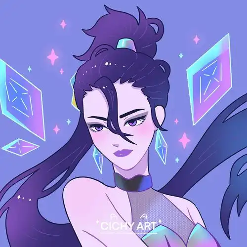 kda女团头像|插画|新锐潮流插画|cichy - 原创作品 - 站酷 (zcool)