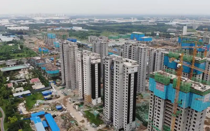 赵丽颖 廊坊大长亭村家乡航拍 秋季