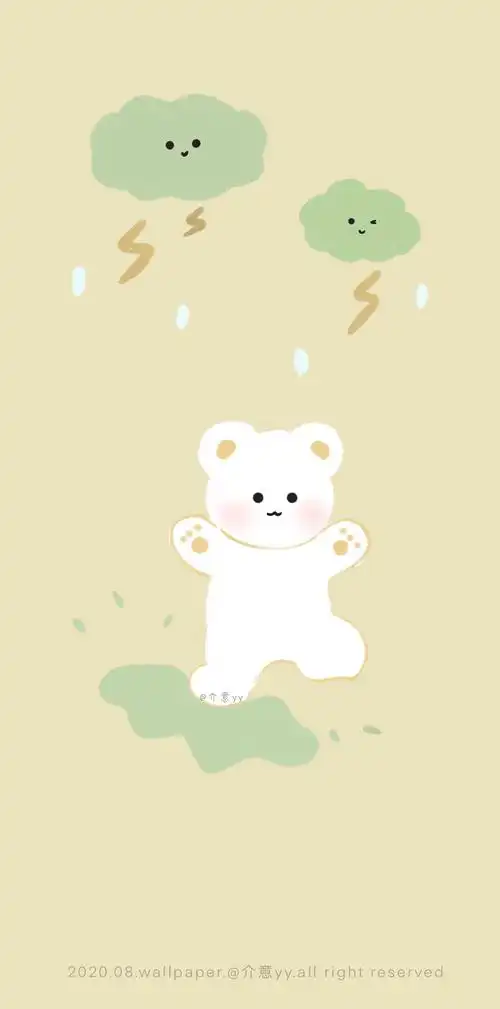 小清新森系可爱手绘手机壁纸