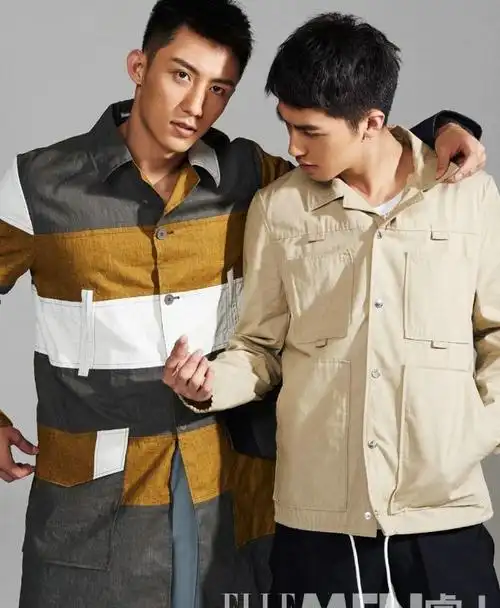 肌肉男:黄景瑜许魏洲共同为睿士拍摄一组青春风大片-小虾米