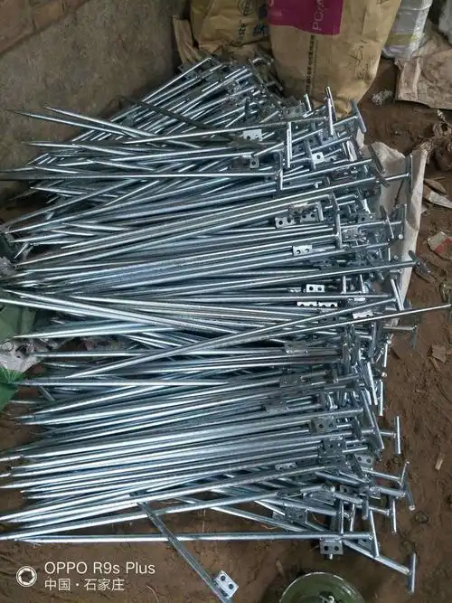 工程家用发电厂接地极接地棒接地桩避雷针一字丁字电力镀锌接地针