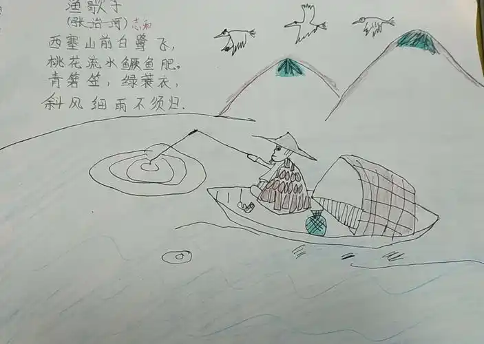 桃之夭夭——二十七中二(1)班诗配画第五期