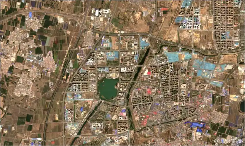 天津市2021年4月份最新卫星影像地图