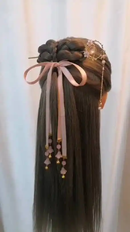 穿汉服要怎么扎头发,三分钟视频教你简单易上手的古风发型93#发型