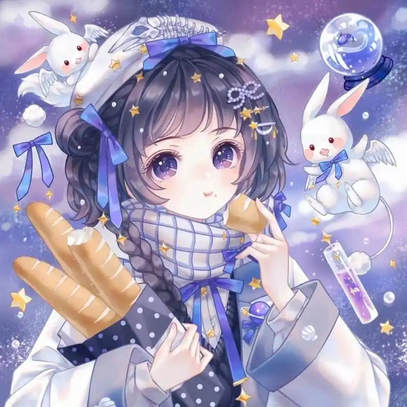 吃货女生动漫头像