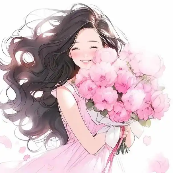 优质温柔系头像:温柔而又热烈,爱笑的女孩好运