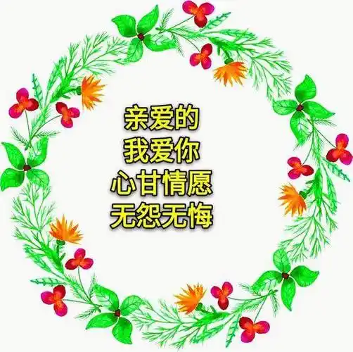 亲爱的我爱你心甘情愿无怨无悔