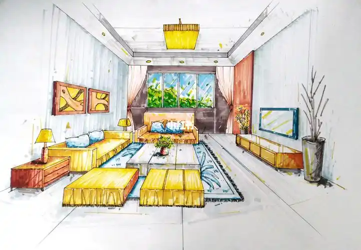 室内设计马克笔手绘