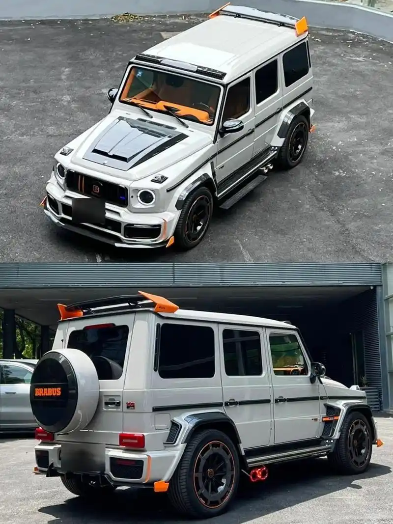 奔驰大g改装案例.奔驰g63升级巴博斯火箭版g900包围套件