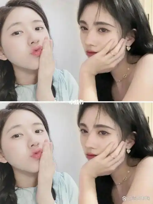 赵露思和鞠婧祎大合照