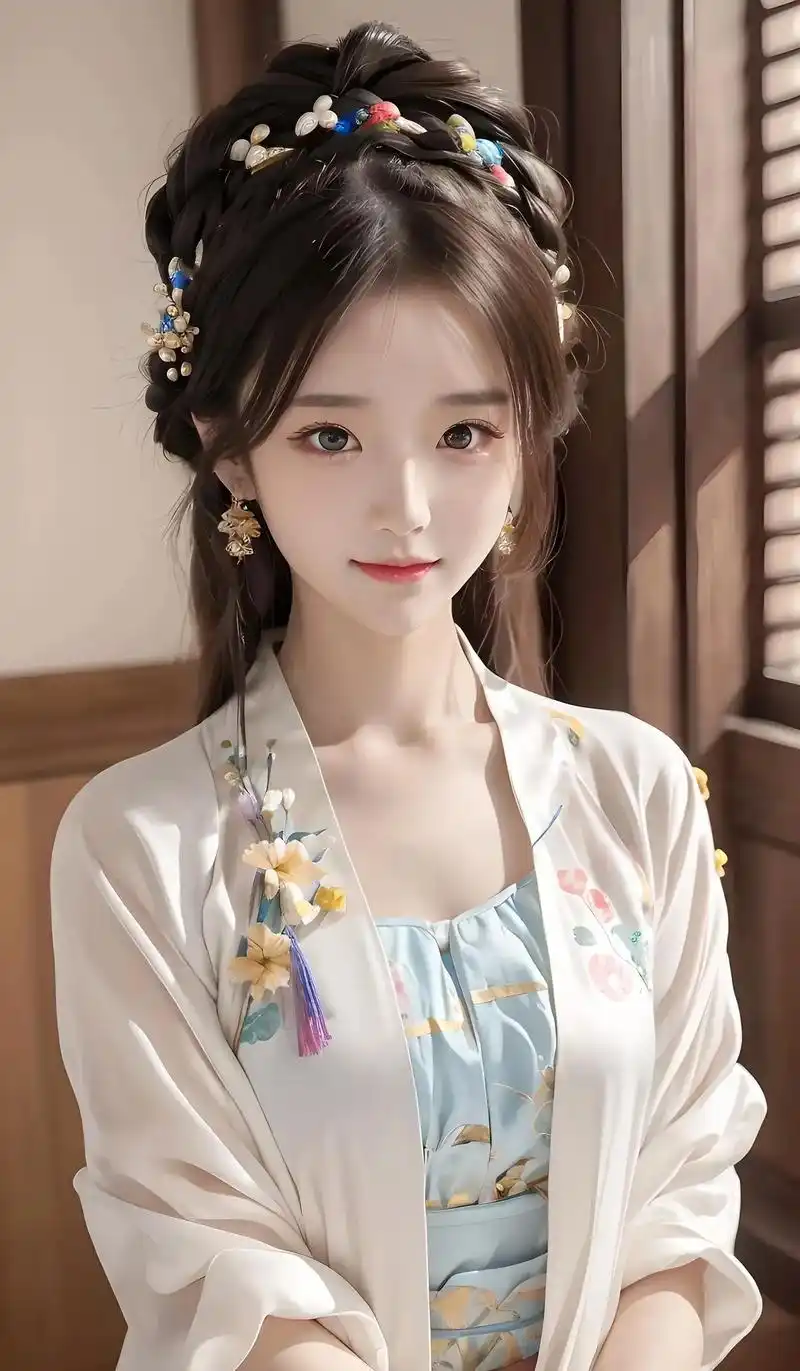 我见青山多妩媚,料你见我应如是!#原创 #古风 #美女#壁纸 - 抖音