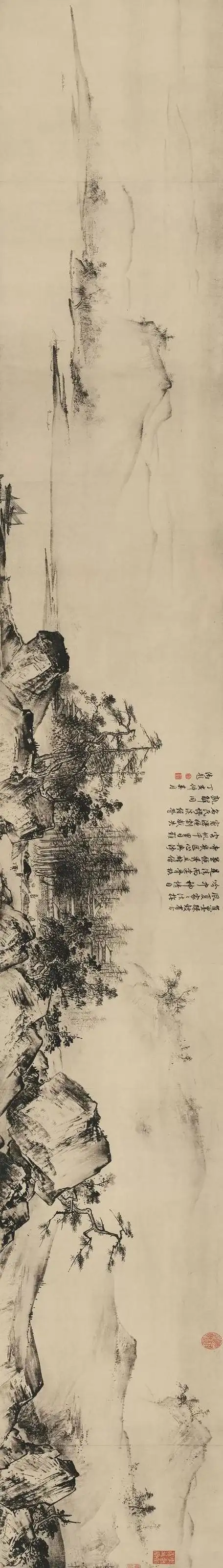 夏圭《溪山清远图》高清版_南江