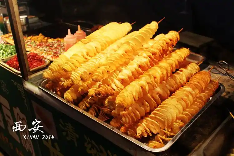 回民街                             炸土豆片 回民街 喜欢 (0)