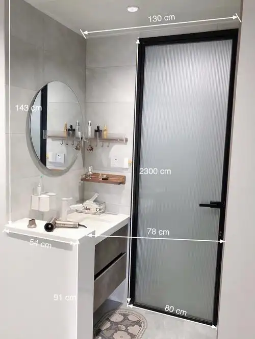 相信我75卫生间越小越要坚持做干湿分离75