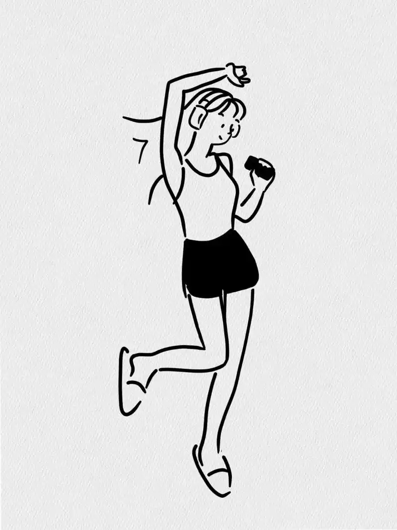 ins风极简人物黑白简笔画合集(一) 整理了一下近期的图,需要过程图的