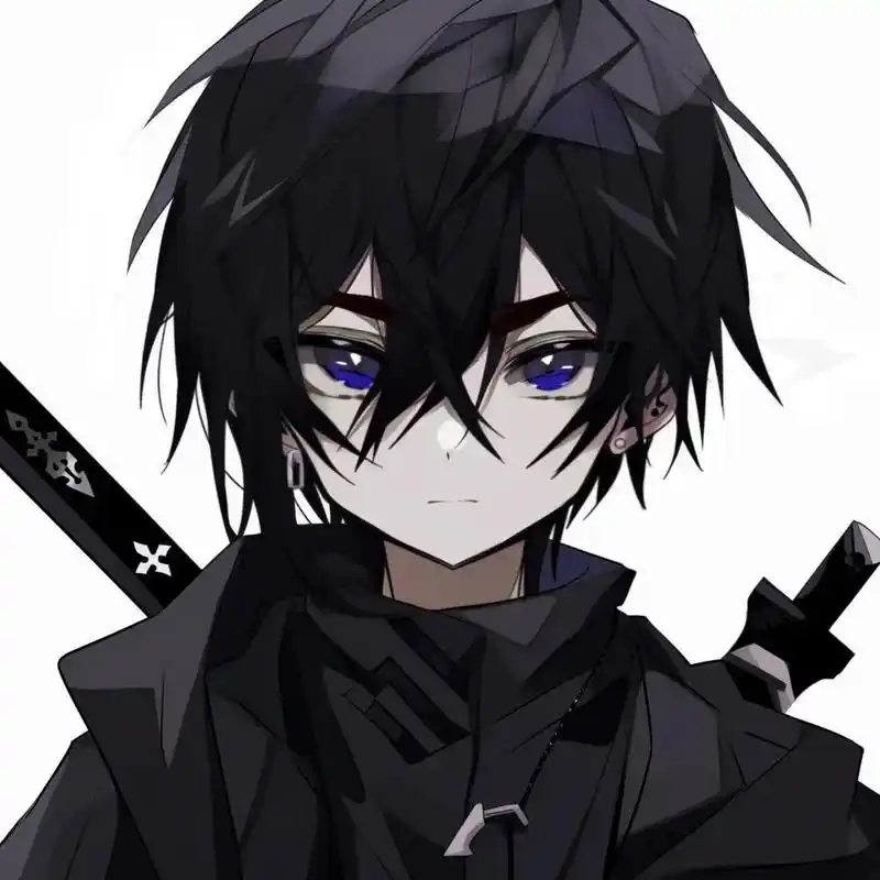 哪一枪击中了你#动漫男头#二次元 #二次元头像 - 抖音