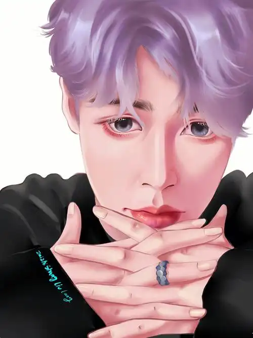 画画  #头像  #手绘头像  #张艺兴