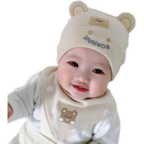 可爱超萌男宝6秋季3个月婴儿帽子秋款5女宝宝4秋天2春秋款秋冬款