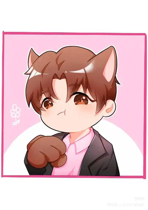 猫耳系列的四小只～_盗墓笔记黑花瓶邪q版绘画作品