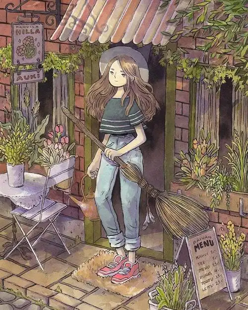 芬兰插画师heikala水彩作品合集1