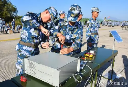 1 / 9 12月14日,南部战区海军航空兵某场站2019年度岗位练兵现场会