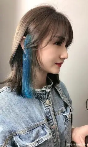 当下最火挂耳染,给发型色彩别致的美