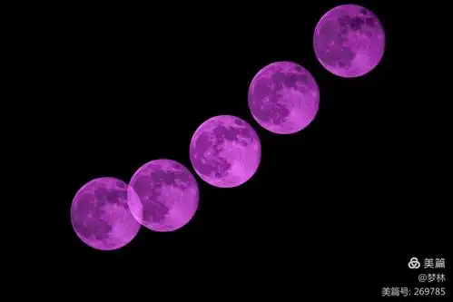 神奇梦幻的超级大月亮