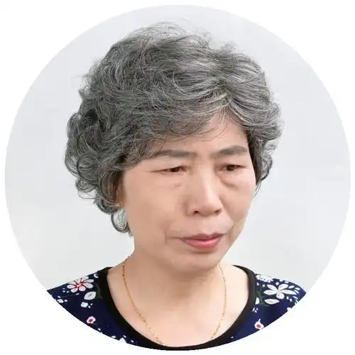 短发假头套舞台扮演老人发型花白中老年假发女真人发奶奶姥姥发套80岁