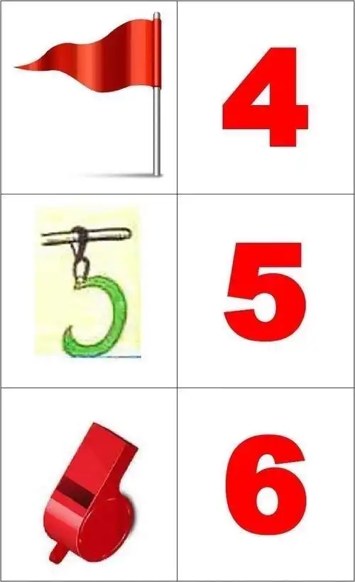 本周宝贝们认识数字宝宝4.5.6啦!