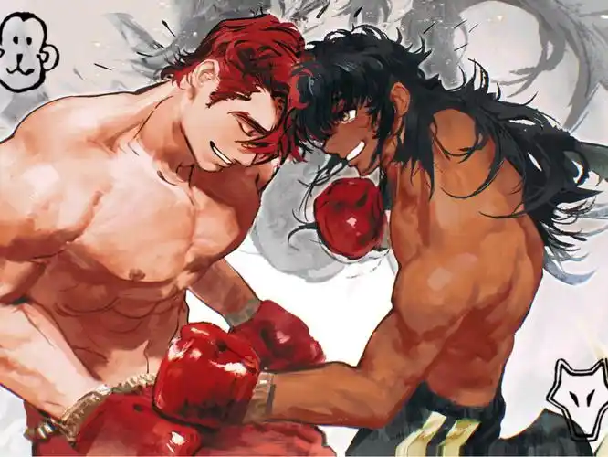 【第一神拳/はじめの一歩】白牙组威露古华利-jr light又跟feather打