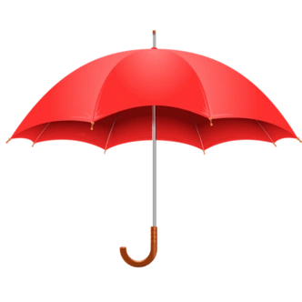 红色雨伞