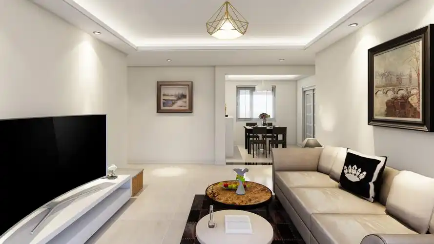 现代风格两室两厅装修设计效果图