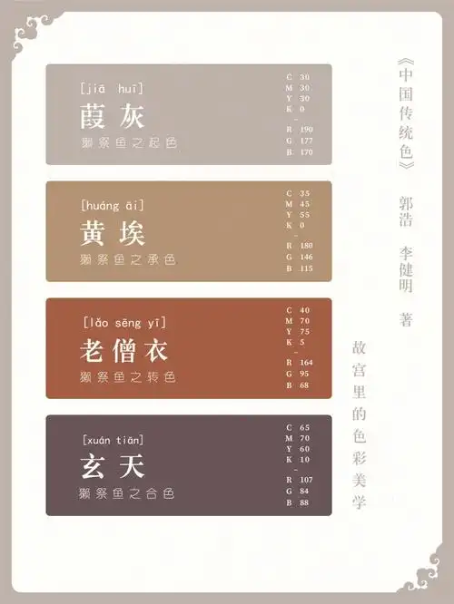 中国传统色大地色系