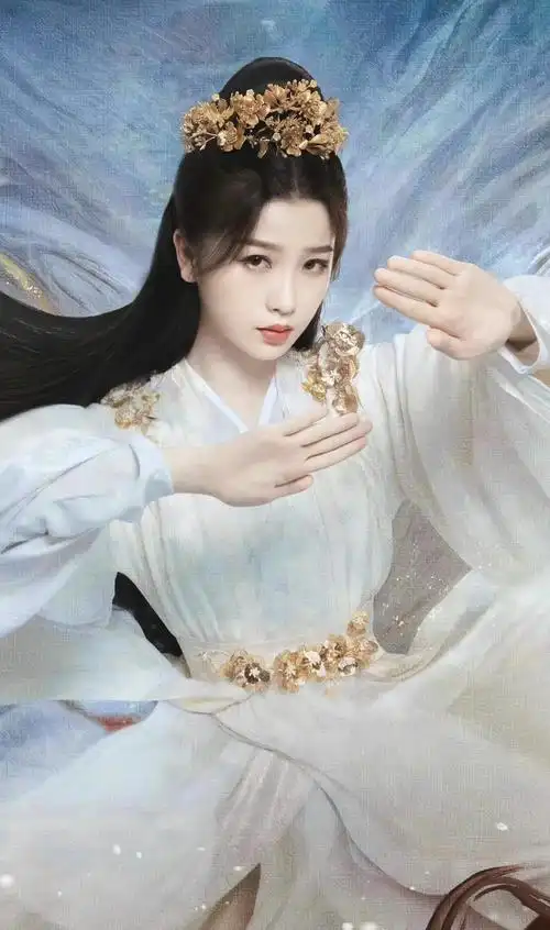 虞书欣的古装造型非常好看,完全不输神仙姐姐刘亦菲.