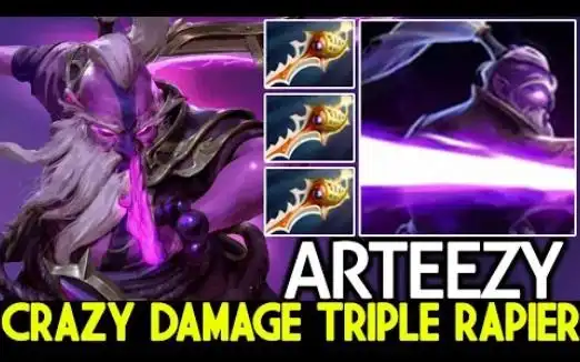 【dota2】arteezy 三圣剑紫猫 "霸气"出场居然就!