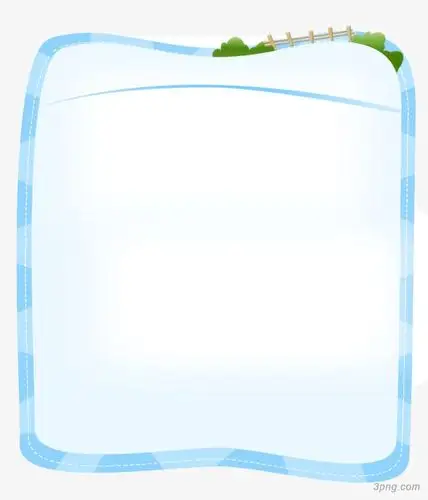 卡通装饰边框png素材透明免抠图片-装饰效果-三元素3png.com