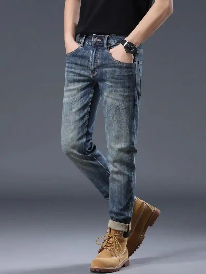 春季男士牛仔裤|弹力面料,舒适自在,百搭休闲直筒款式,显瘦显 - 抖音