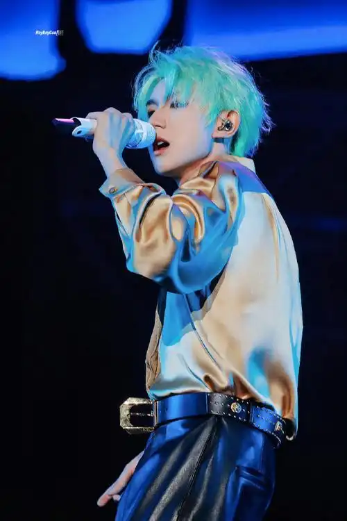 王源的绿发染发说明书##王源绿色染发教程